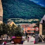 Scenic view of the Dolomites during budget travel from Venice